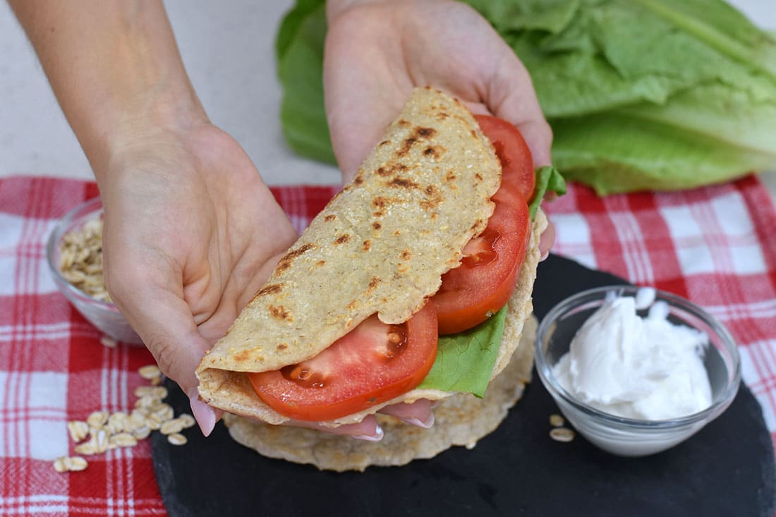 Piadine di avena