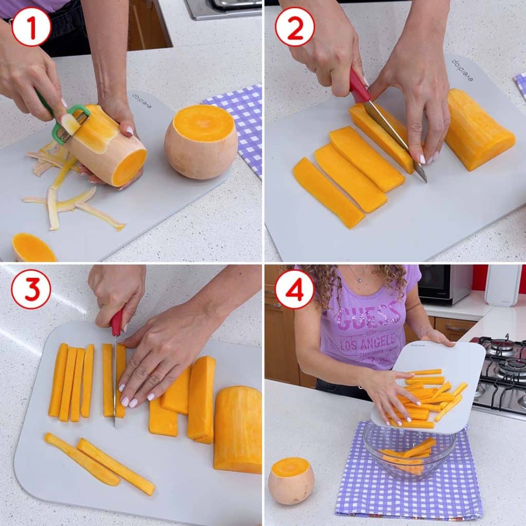 Preparazione dei bastoncini