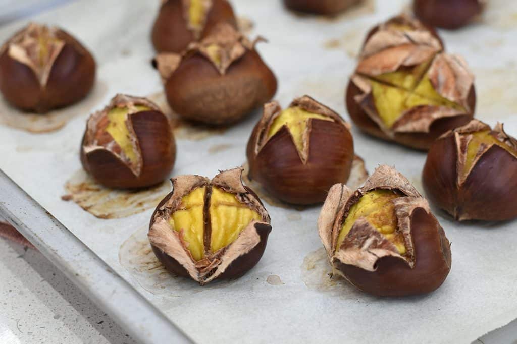 castagne al forno