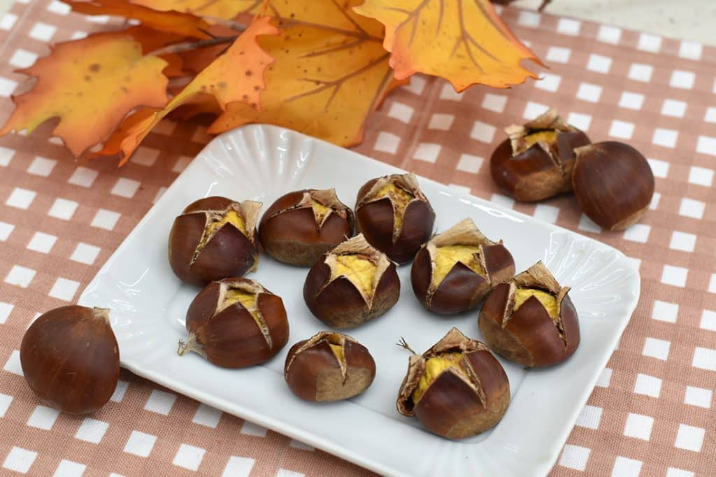 Castagne al microonde