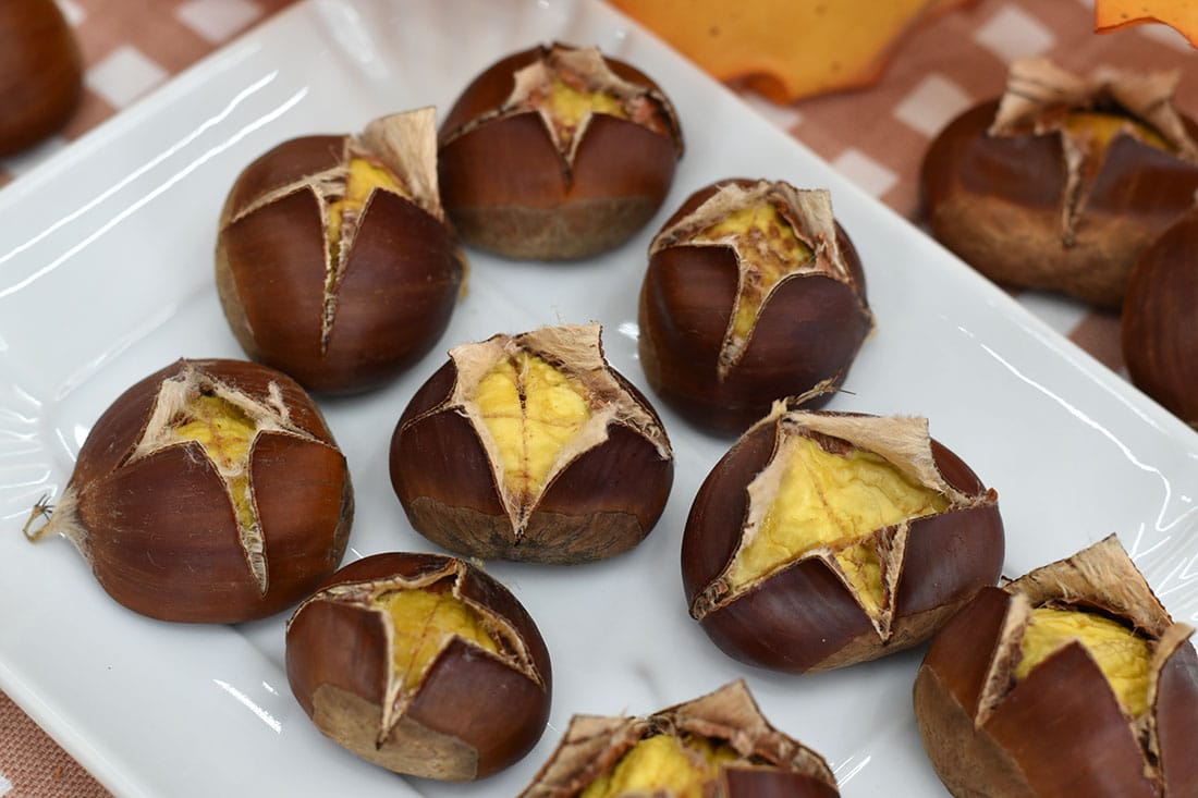 Castagne al microonde