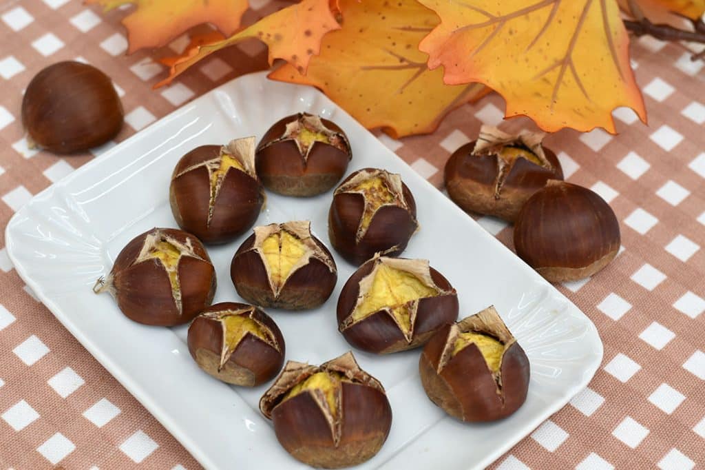 Castagne al microonde
