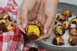 Castagne al sale