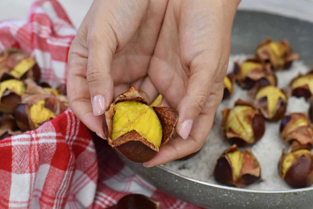 Castagne al sale