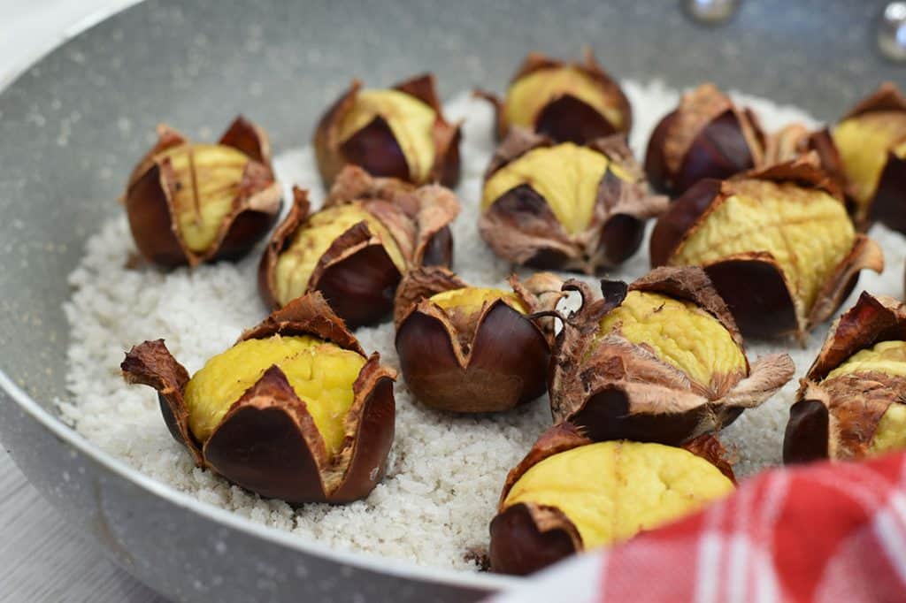 Castagne al sale