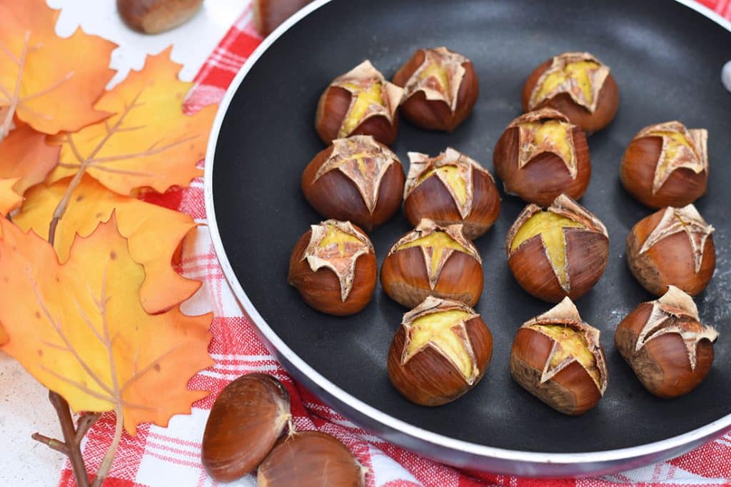 Castagne in padella