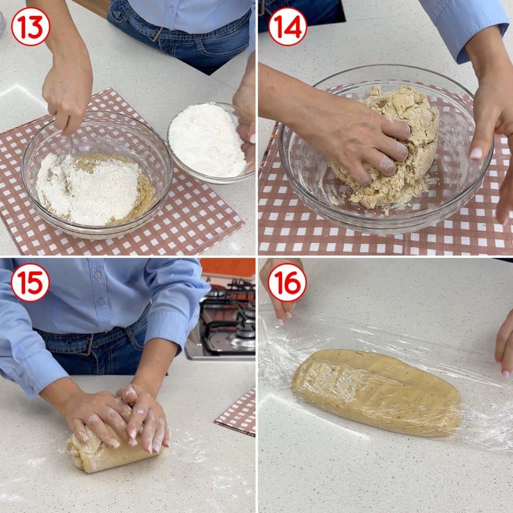 Pasta frolla alle castagne pronta