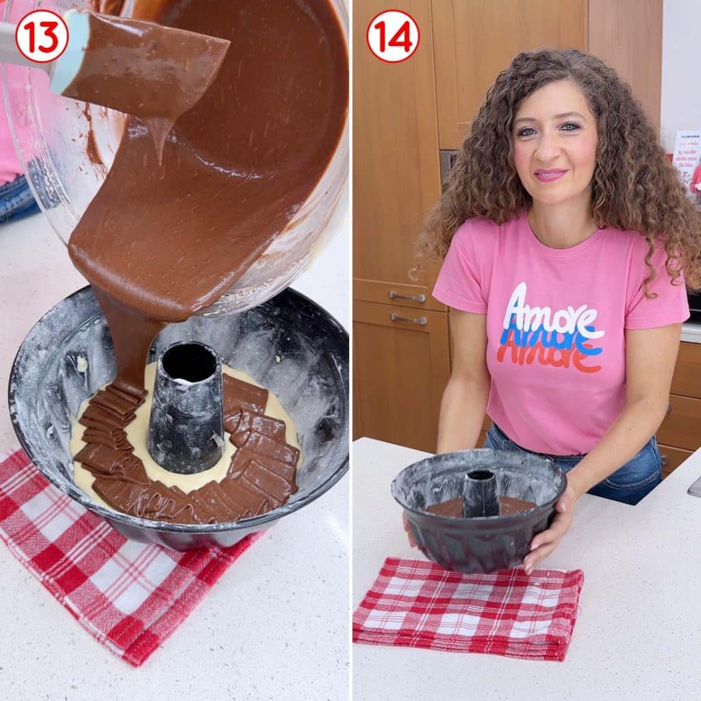 Ciambellone in cottura
