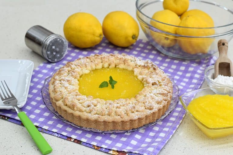 Crostata di frolla morbida al limone