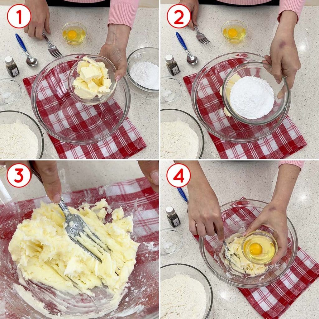 Preparazione della pasta frolla