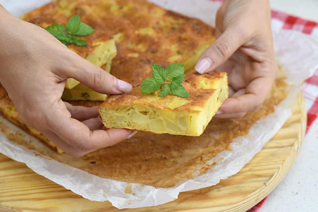Frittata di patate al forno