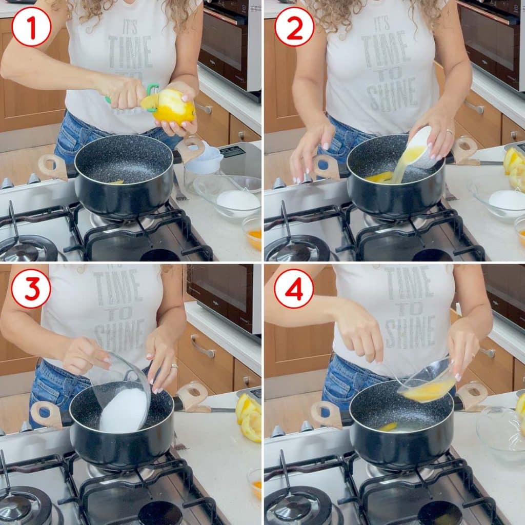Scorza e succo di limone