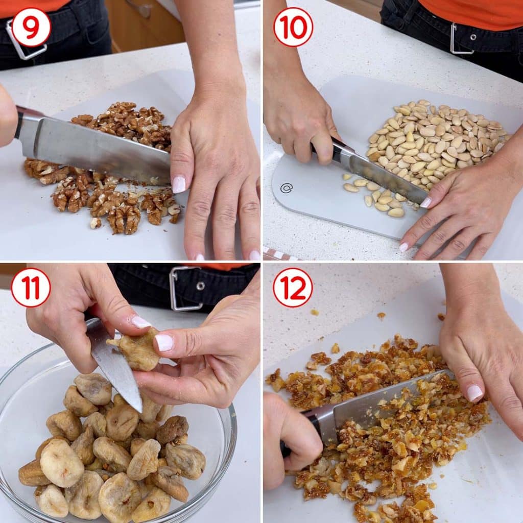 Preparazione del ripieno