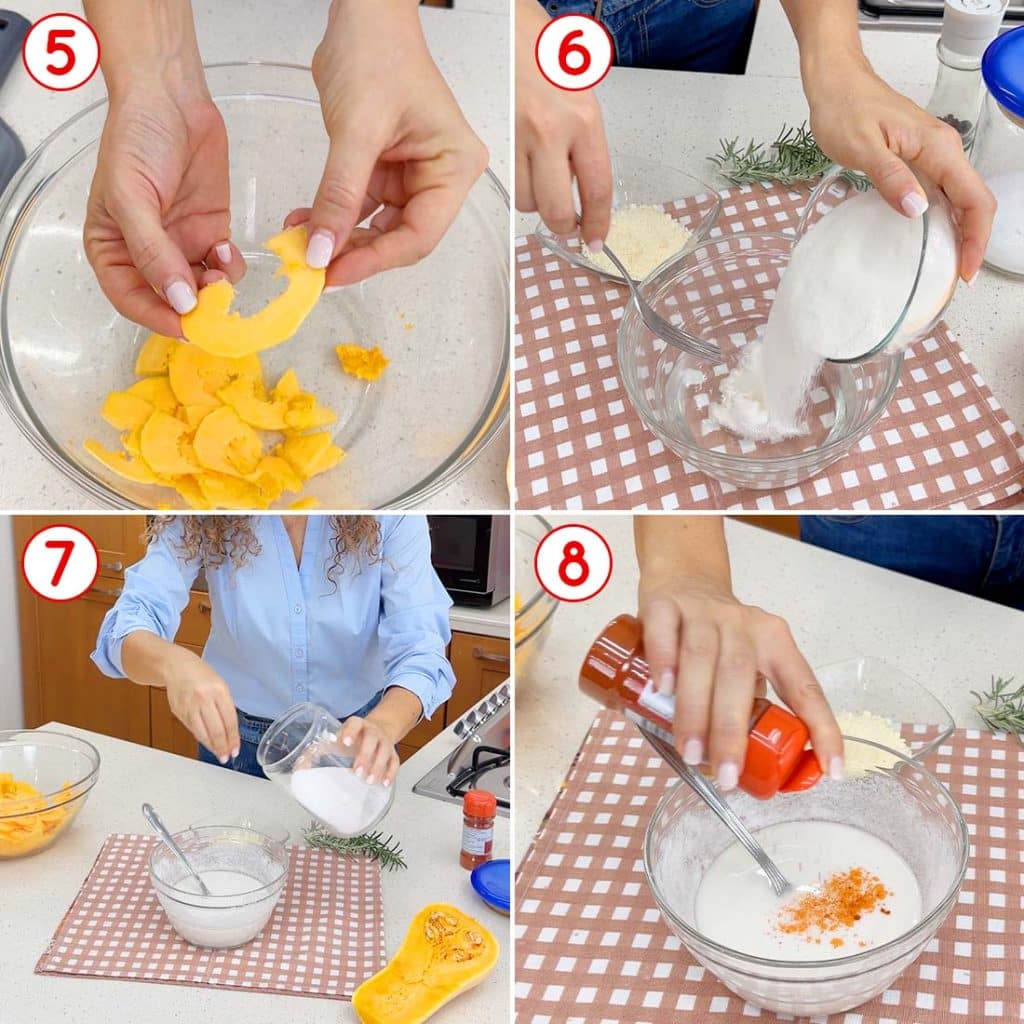 Preparazione della pastella