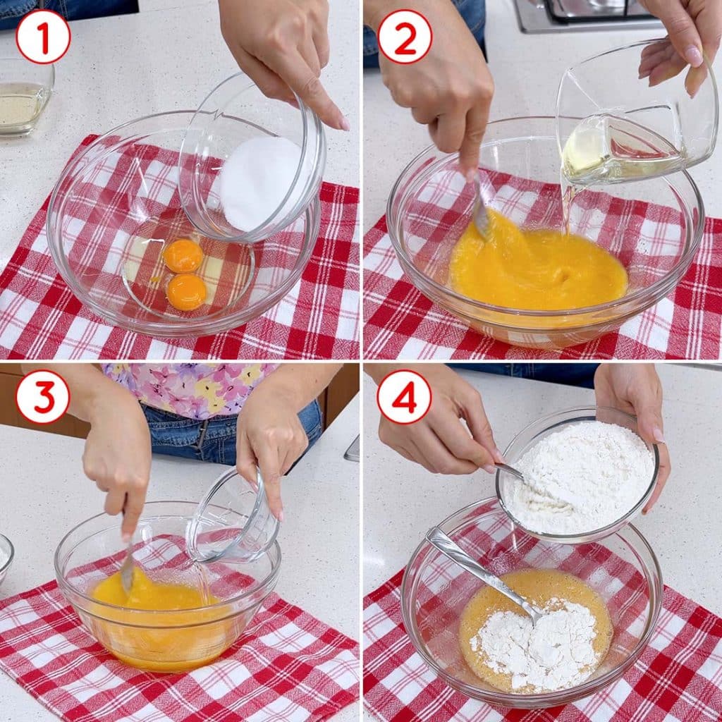 Preparazione dell'impasto